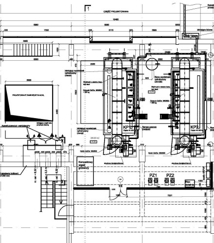 Projekt modernizacji budynku kotłowni na potrzeby zabudowy parowych kotłów zasilanych gazem na terenie Zakładów Chemicznych Alwernia S.A.