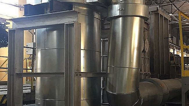 Rekuperator z instalacją do odzysku ciepła spalin z pieca topielno-rafinacyjnego do aluminium, dla BORYSZEW S.A., oddział Nowoczesne Produkty Aluminiowe Skawina